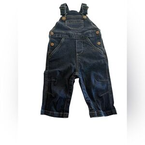 Hanna Andersson Dark Blue Denim Overalls